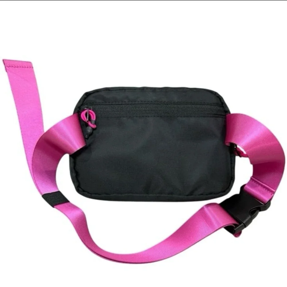 Barbie Vooray Quinn Adjustable Belt‎ Bag Black & Pink